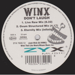 Josh Wink Don't Laugh USED VINYL 12INCH 33 S RPM