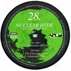 Nuclear Hyde Acceleration E.P. USED VINYL 12INCH EP 45 RPM