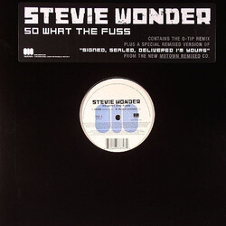 Stevie Wonder So What The Fuss USED VINYL 12INCH 33 S RPM STEREO