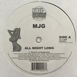 MJG (The New Mary Jane Girlz) All Night Long USED VINYL 12INCH 33 S RPM MAXI-SINGLE
