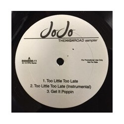 JoJo (3) The High Road Sampler USED VINYL 12INCH 33 S RPM PROMO SAMPLER