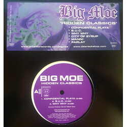 Big Moe Hidden Classics USED VINYL 12INCH EP PROMO