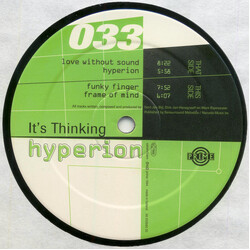 It's Thinking Hyperion USED VINYL 12INCH 33 S RPM