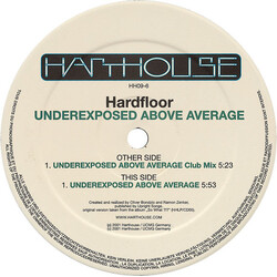 Hardfloor Underexposed Above Average USED VINYL 12INCH