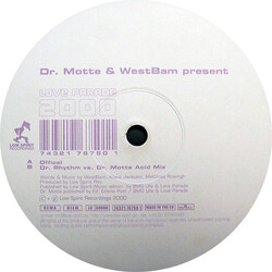 Dr. Motte & WestBam Love Parade 2000 USED VINYL 12INCH 45 RPM