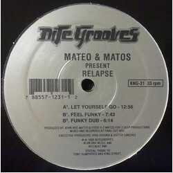 Mateo & Matos Relapse USED VINYL 12INCH 33 S RPM