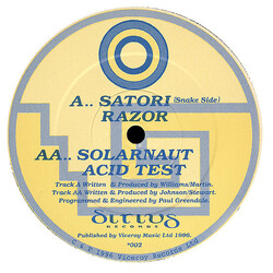 Satori (3) / Solarnaut Razor / Acid Test USED VINYL 12INCH 45 RPM