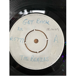 The Beatles Get Back USED VINYL 7INCH 45 RPM WHITE LABEL MONO