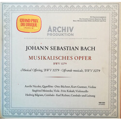 Johann Sebastian Bach Musikalisches Opfer, BWV 1079 Vinyl LP USED