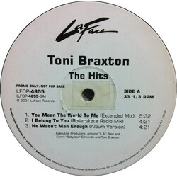 Toni Braxton The Hits USED VINYL 12INCH PROMO COMPILATION