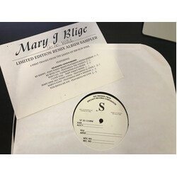 Mary J. Blige Remix Album Sampler USED VINYL 12INCH 33 S RPM LIMITED EDITION TEST PRESSING