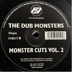 The Dub Monsters Monster Cuts Vol. 2 USED VINYL 12INCH 33 S RPM