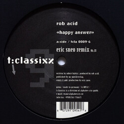 Rob Acid Happy Answer USED VINYL 12INCH
