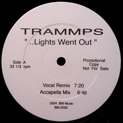 The Trammps Lights Went Out (Joe Claussell Remixes) USED VINYL 12INCH 33 S RPM PROMO