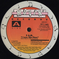 3 A.M. I Love This Place USED VINYL 12INCH 33 S RPM