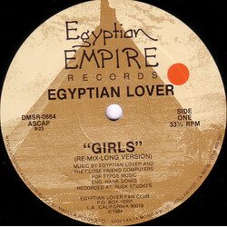 Egyptian Lover Girls USED VINYL 12INCH 33 S RPM