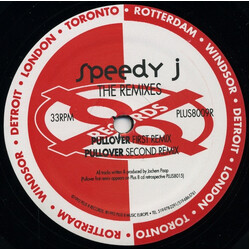 Speedy J The Remixes USED VINYL 12INCH 33 S RPM