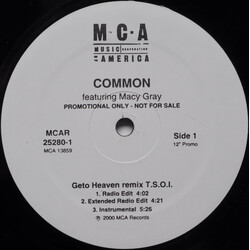 Common / Macy Gray Geto Heaven (Remix T.S.O.I.) USED VINYL 12INCH 33 S RPM PROMO