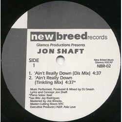 Glamco Productions / Jon Shaft Ain't Really Down / Idealism USED VINYL 12INCH 33 S RPM