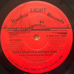 Tracy Spurlin / George Kerr If You Could Read My Mind / Don't Fight The Feeling USED VINYL 12INCH 33 S RPM