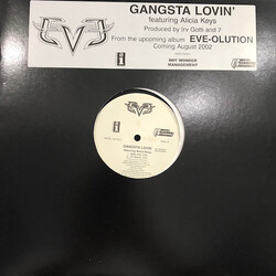 Eve (2) / Alicia Keys Gangsta Lovin' USED VINYL 12INCH 33 S RPM SINGLE PROMO