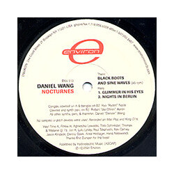 Daniel Wang Nocturnes USED VINYL 12INCH 33 S RPM 45 RPM