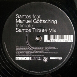 Santos / Manuel Göttsching Intimate USED VINYL 12INCH SINGLE SIDED