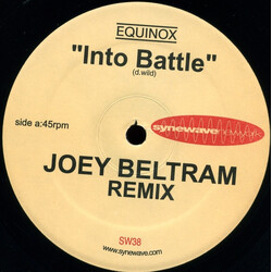 Equinox (5) Into Battle (Joey Beltram Remix) USED VINYL 12INCH 45 RPM SINGLE SIDED ETCHED