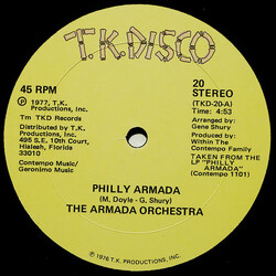 The Armada Orchestra Philly Armada / For The Love Of Money USED VINYL 12INCH 45 RPM STEREO
