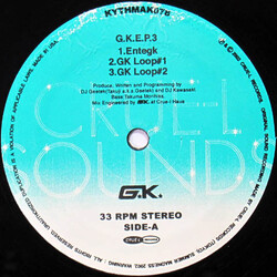 G.K. G.K.E.P.3 USED VINYL 12INCH 33 S RPM EP
