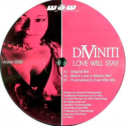 Diviniti Love Will Stay USED VINYL 12INCH
