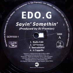 Ed O.G Sayin' Somethin' / What U Know USED VINYL 12INCH 33 S RPM