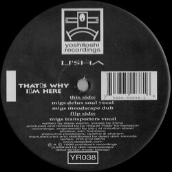 Lisa Shaw That's Why I'm Here USED VINYL 12INCH 33 S RPM 45 RPM