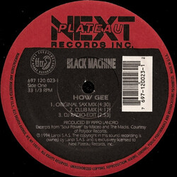 Black Machine How Gee USED VINYL 12INCH 33 S RPM