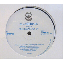 Blackfriars The Breakfast EP USED VINYL 12INCH 33 S RPM EP STEREO
