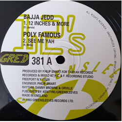 Bajja Jedd / Poly Famous 12 Inches & More / See Me Yah USED VINYL 12INCH