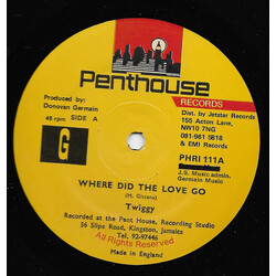 Twiggy Where Did The Love Go USED VINYL 12INCH 45 RPM MAXI-SINGLE