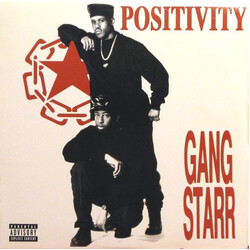Gang Starr Positivity USED VINYL 12INCH 33 S RPM REISSUE