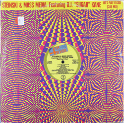 Steinski & Mass Media / DJ 'Sugar' Kane Let's Play It Cool USED VINYL 12INCH 45 RPM STEREO