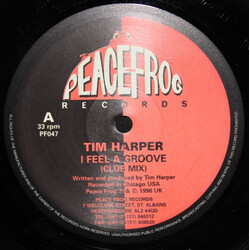 Tim Harper I Feel A Groove USED VINYL 12INCH 33 S RPM
