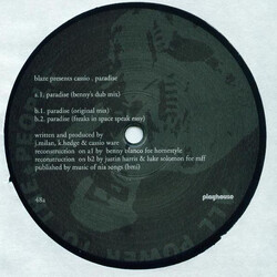 Blaze / Cassio Ware Paradise USED VINYL 12INCH