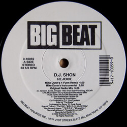 Ten City / DJ Shon Rejoice USED VINYL 12INCH 33 S RPM