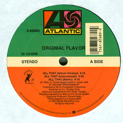 Original Flavor All That USED VINYL 12INCH 33 S RPM