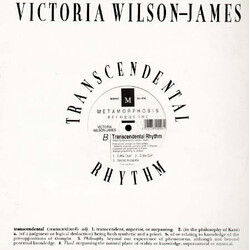 Victoria Wilson-James Transcendental Rhythm USED VINYL 12INCH 33 S RPM