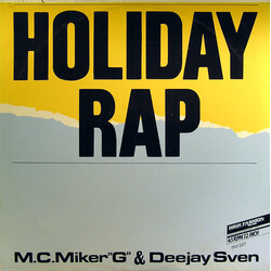 MC Miker G. & DJ Sven Holiday Rap USED VINYL 12INCH 33 S RPM SINGLE STEREO