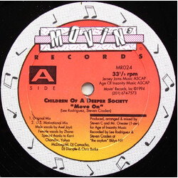 Children Of A Deeper Society Move On USED VINYL 12INCH 33 S RPM