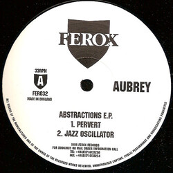 Aubrey Abstractions E.P. USED VINYL 12INCH EP 33 S RPM