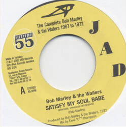 Bob Marley & The Wailers Satisfy My Soul Babe USED VINYL 7INCH 45 RPM SINGLE REPRESS