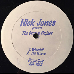 Nick Jones The Groove Project  (Vol. 1) USED VINYL 12INCH 33 S RPM PROMO WHITE LABEL
