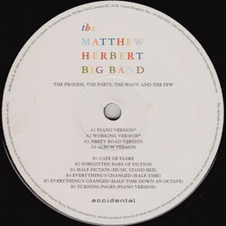 The Matthew Herbert Big Band The Process, The Parts, The Many And The Few USED VINYL 12INCH 33 S RPM